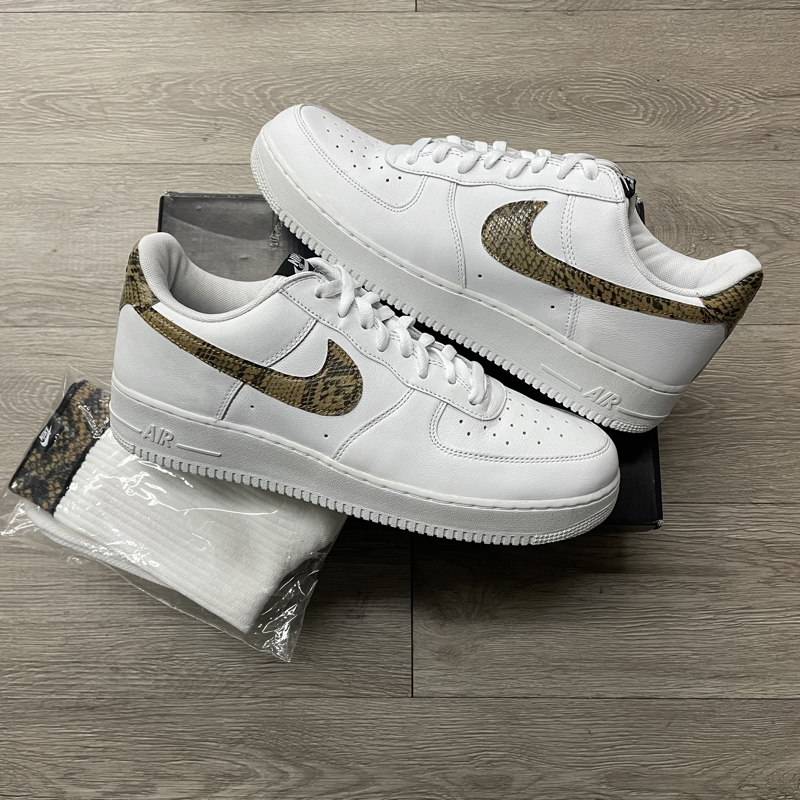 frotis Infectar Imbécil Nike Air Force 1 Low Ivory Snake Brand New Size 13 $280 | Archived SF